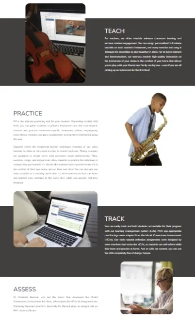 03-31-24 5 rs. Process for implementing curriculum Practicing musician online music platform for music education and online lessons