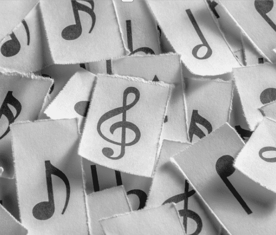 2 Music symbols, key signatures, time signatures.