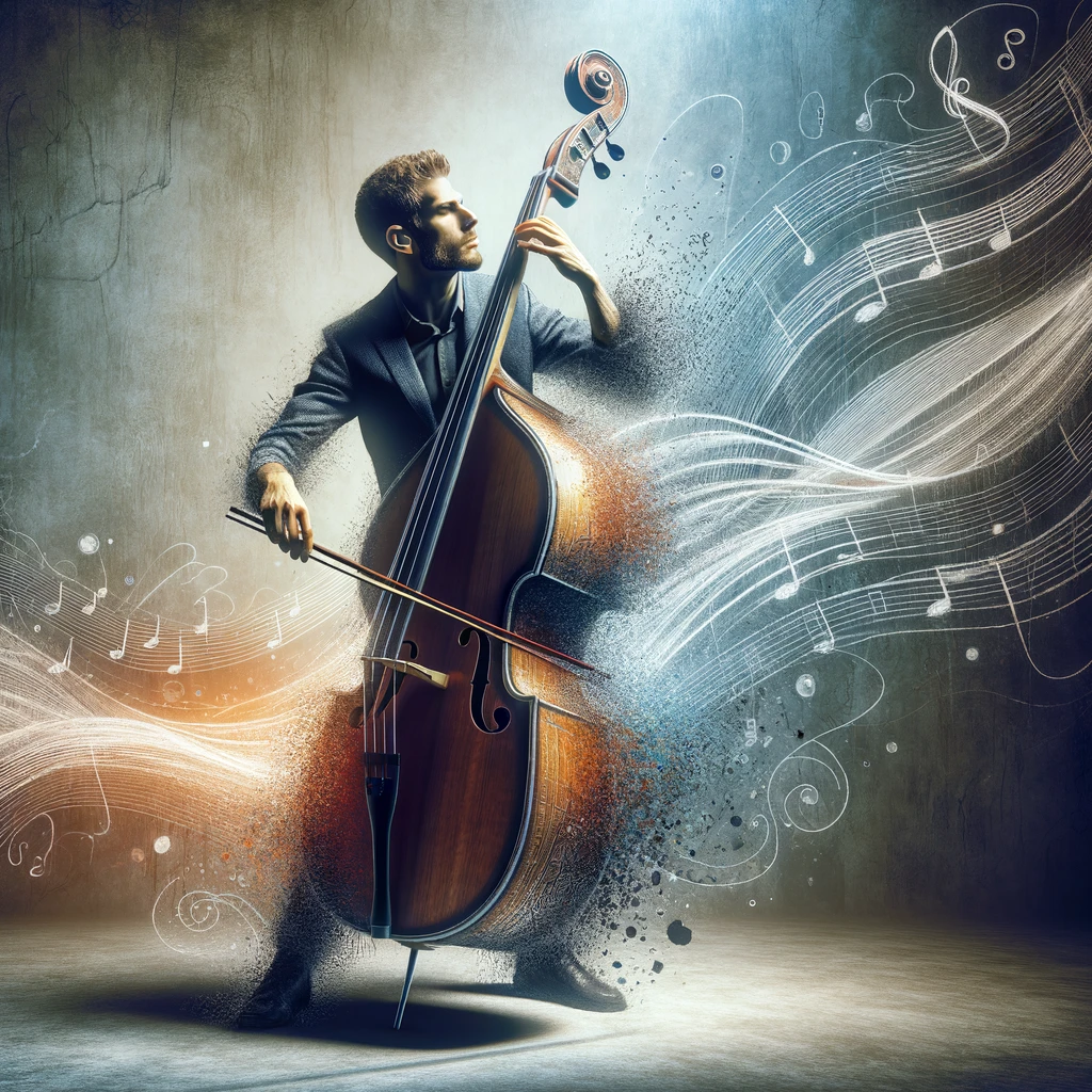 2c – Image of someone improvising music creatively applied music theory and practice