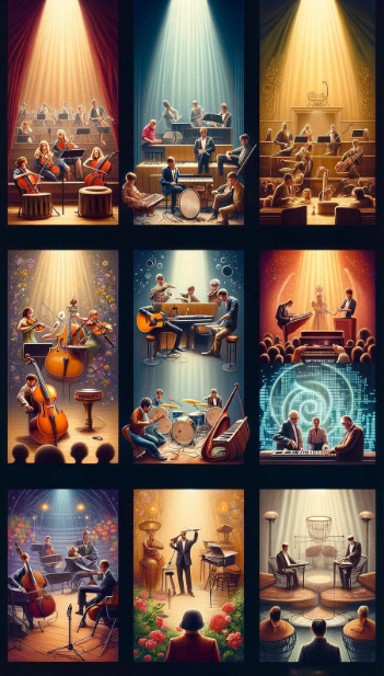 4 Classical composers like Mozart, Beethoven, and Vivaldi. - Traditional folk songs from around the world. - Jazz and blues artists like Ella Fitzgerald and Louis Armstrong. - Children’s music by Raffi, Pete Seeger, and Tom Chapin. - Modern styles like pop, rock, hip hop, and electronic.