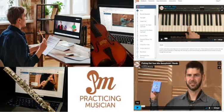 image of a screenshot of an online music tutoring platform, showcasing the user-friendly interface and features.1 finding the right music instructor