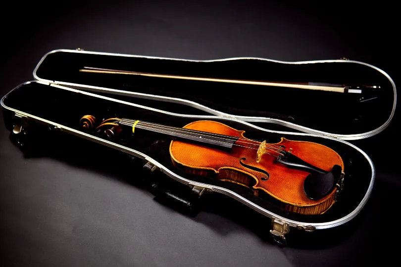 Image 3 violin in a case well-maintained violin that is ready to display your musical talents